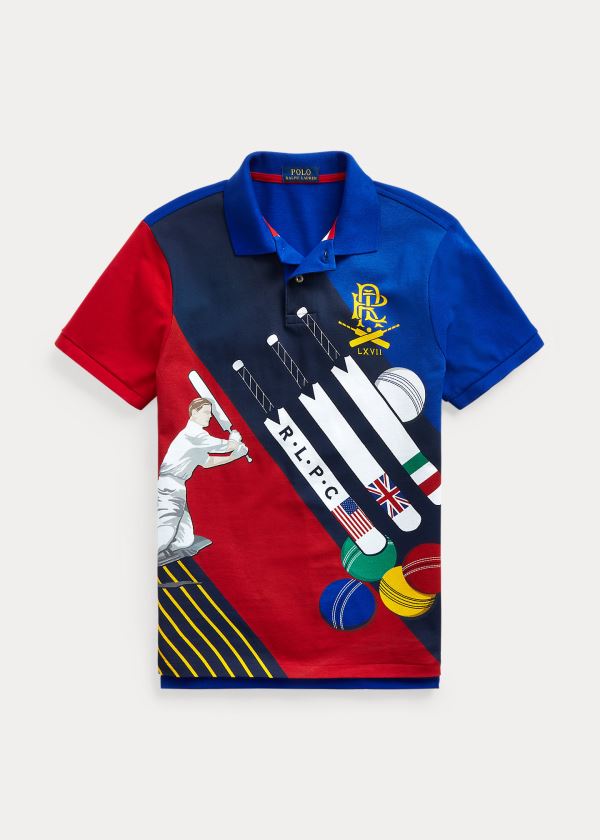 Men's Polo Ralph Lauren Classic Fit Cricket Mesh Polos | 584731PDQ